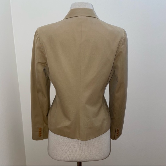Ralph Lauren BLack Label Khaki Tan Business Casual Classic Blazer Size 10 Medium - Picture 4 of 15